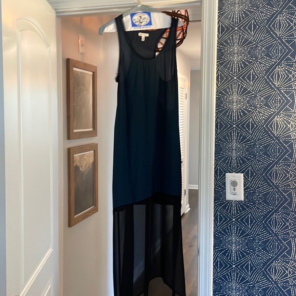 Blue slip dress from urban outfitters